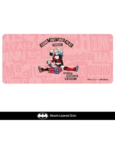 EXVEGA Harley Quinn Come Out And Play Mousepad XXL - 1