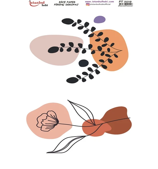 İSTANBUL HOBİ PİRİNÇ DEKOPAJ PT 2519 ürün görseli