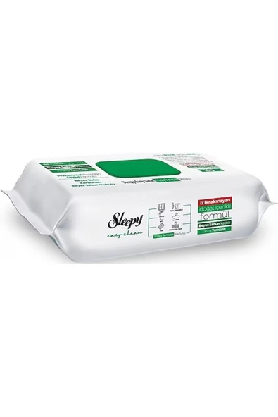 Sleepy Beyaz Sabun Katkılı 100'lü Yüzey Temizlik Havlusu - Resim 2