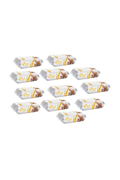 Sleepy Islak Mendil Sensitive 90 Yaprak x 12 Adet (1080 Yaprak) ürün görseli