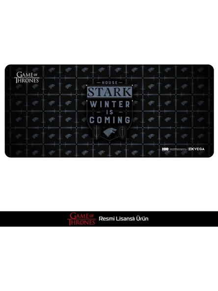 EXVEGA Game Of Thrones House Stark Winter is Coming Mousepad XXL - 1