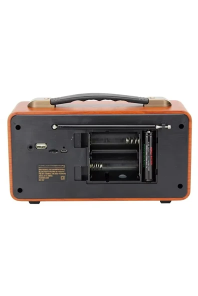 ataşbey Rt-755 Nostalji Bluetooth/USB/Sd kart/ Radyo mp3 Player Müzik Kutusu - Resim 4