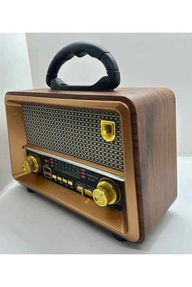 ataşbey Rt-817 Nostalji Müzik Kutusu, Bluetooth, Usb/sd/aux/fm 3 Band Radyo Kumandalı - Resim 4