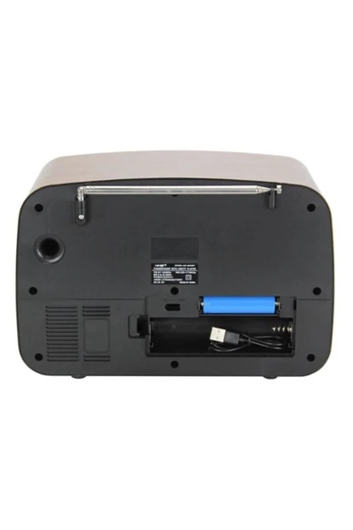 ataşbey RT-888 Bluetooth, Usb/Sd/Fm 3 Band Radyo Nostalji Müzik Kutusu Büyük Boy - Resim 5