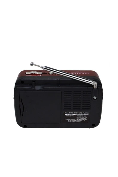 Modizu Rt-310bt Bluetooth Radyo Nostaljik Usb Şarjlı 13cm - Resim 2