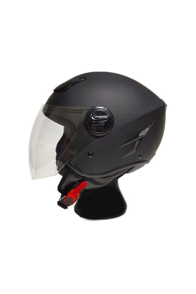 VIRTUE AÇIK KASK MAT SİYAH M - Resim 2