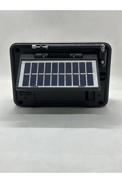 ataşbey RT-671 Orta Boy Güneş Enerjili Bluetooth, Nostalji , FM/AM/SW 3 Band Radyo ,usb, sd ,Aux mp3 player - 3