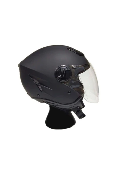 VIRTUE AÇIK KASK MAT SİYAH M - Resim 4