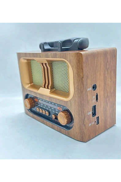 ataşbey RT-751 Bluetooth / Usb / Sd kart/ Aux/ Nostalji Radyo Müzik Kutusu - Resim 2