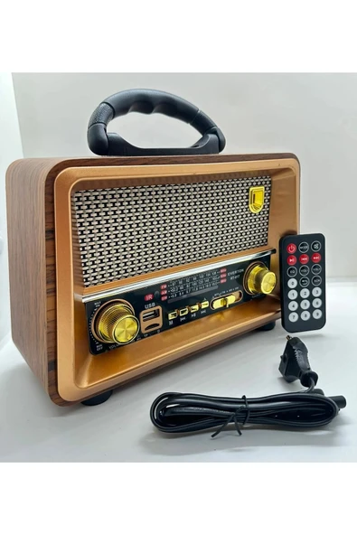 ataşbey Rt-817 Bluetooth Usb-sd-fm Nostaljik Radyo Müzik Kutusu Kumandalı ürün görseli