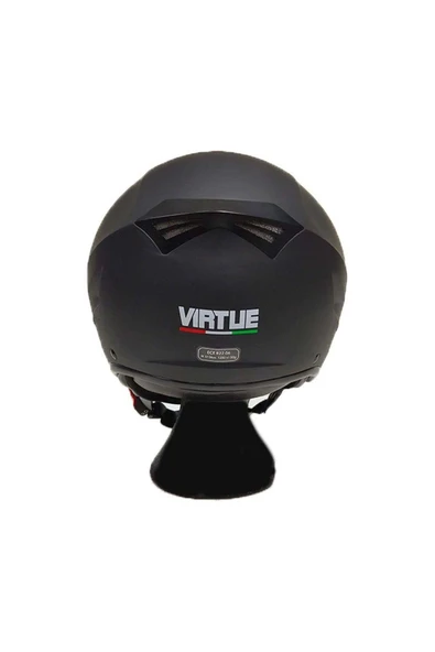 VIRTUE AÇIK KASK MAT SİYAH M - Resim 3
