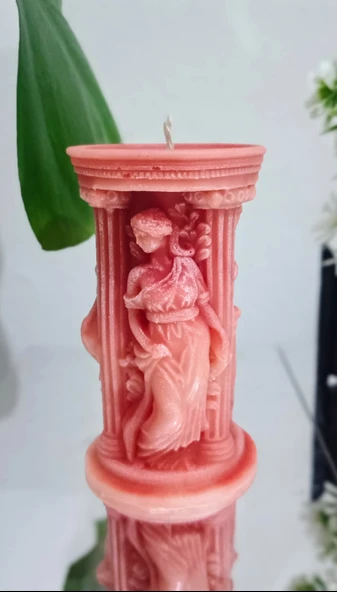 Athena Vanilya kokulu Soya Mum - Doğum Günü - Sevgililer Günü - Hediyelik - Aromaterapi