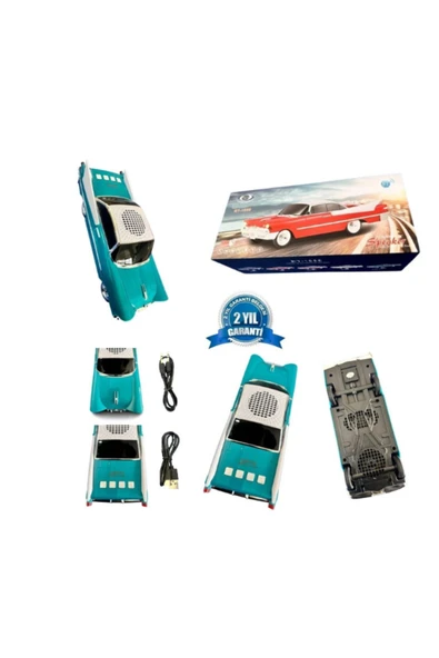 ataşbey RT-1950 Araba Görünümlü Bluetooth/USB/Sd kart/Aux/Radyo Mp3 Player Müzik Kutusu - Resim 4