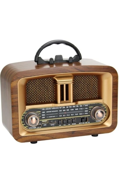 ataşbey RT-876 Bluetooth, Usb/Sd/Fm 3 Band Radyo Nostalji Müzik Kutusu - Resim 3