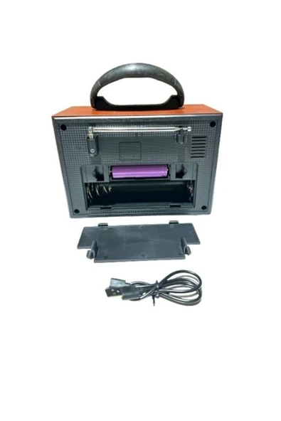 ataşbey RT-558 Nostalji Ledli Bluetooth/USB/Sd kart/ Radyo mp3 Player Müzik Kutusu - Resim 3