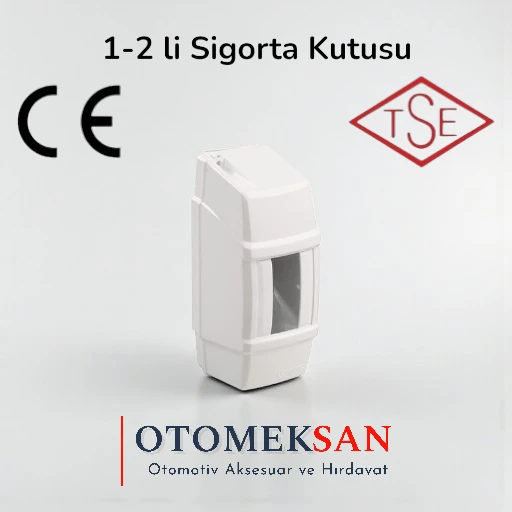 Otomeksan 1-2'li Sigorta Kutusu (CE & TSE Belgeli, Modüler Kullanım) - 1