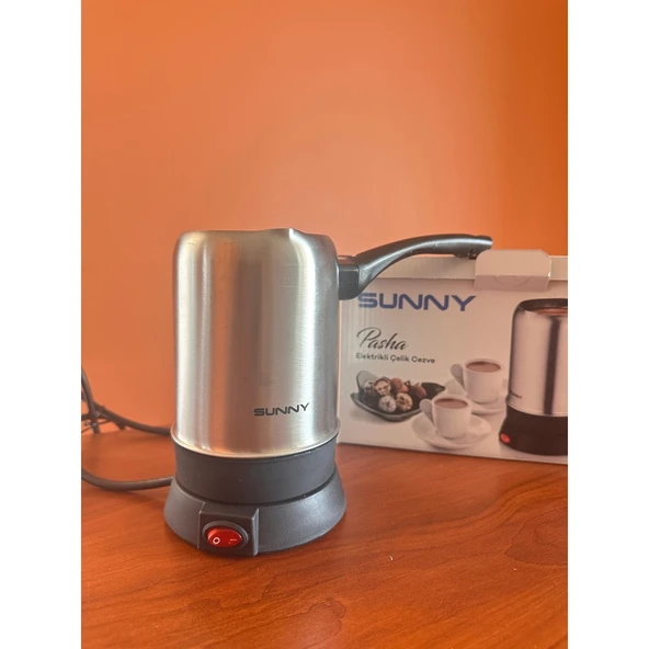 Sunny Pasha Elektrikli Çelik Kahve Cezvesi - 3