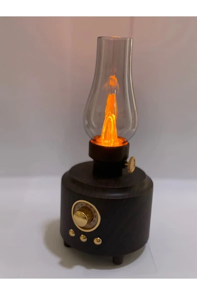 ataşbey Rt-765 Gaz Lambalı Nostaljik Bluetooth/USB/Sd/ Radyo Mp3 Player Müzik Kutusu - Resim 2