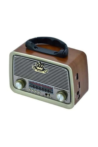 ataşbey Nostaljik Görünümlü Bluetoothlu Mp3 Çalar Radyo Müzik Kutusu Rt301 ürün görseli