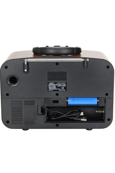 ataşbey RT-876 Bluetooth, Usb/Sd/Fm 3 Band Radyo Nostalji Müzik Kutusu - Resim 5