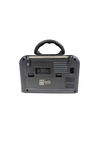 ataşbey RT-670 Retro Bluetooth Radyo Saatli Hoparlör USB, SD Kart, FM Radyo, Şarjlı - Resim 5