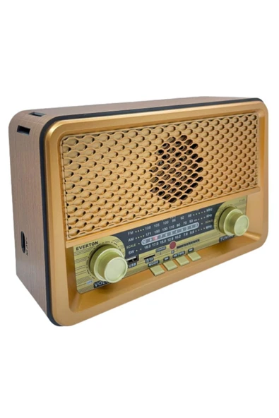 ataşbey Büyük Boy Rt-826 Bluetooth-usb-sd-fm Kumandalı Nostaljik Radyo Müzik Kutusu - Resim 3