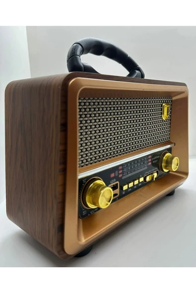 ataşbey Rt-817 Nostalji Müzik Kutusu, Bluetooth, Usb/sd/aux/fm 3 Band Radyo Kumandalı - Resim 3
