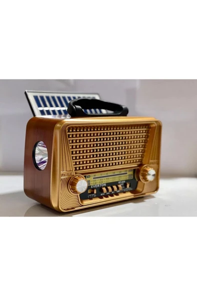 ataşbey RT-836 Nostalji Solar Güneş Enerjili Bluetooth/USB/Sd kart/ Radyo mp3 Player Müzik Kutusu ürün görseli