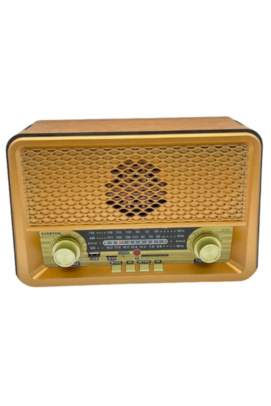 ataşbey Büyük Boy Rt-826 Bluetooth-usb-sd-fm Kumandalı Nostaljik Radyo Müzik Kutusu - Resim 2