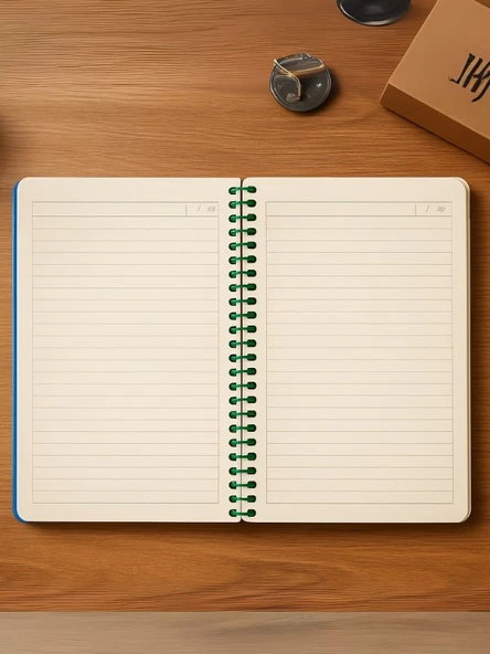 NASA Temalı Spiral Çizgili Defter – 80 Yaprak, 160 Sayfa (18 x 24 cm) - Resim 3