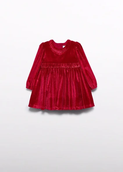 Mayoral Abel&Lula Kız Çocuk Kadife Elbise ürün görseli