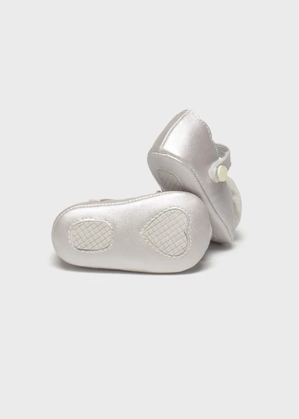 Mayoral Newborn Kız Bebek Çiçekli Patik Ayakkabı - Resim 5