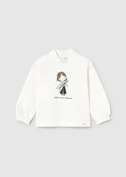 Mayoral Kız Bebek Manşet Kollu Sweatshirt ürün görseli