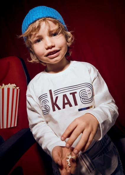 Mayoral Erkek Çocuk Baskılı Sweatshirt - Resim 5