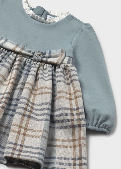 Mayoral Kız Bebek Ekose Elbise - Resim 3