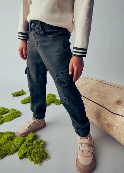 Mayoral Erkek Çocuk Kargo Cepli Kanvas Pantolon - 5