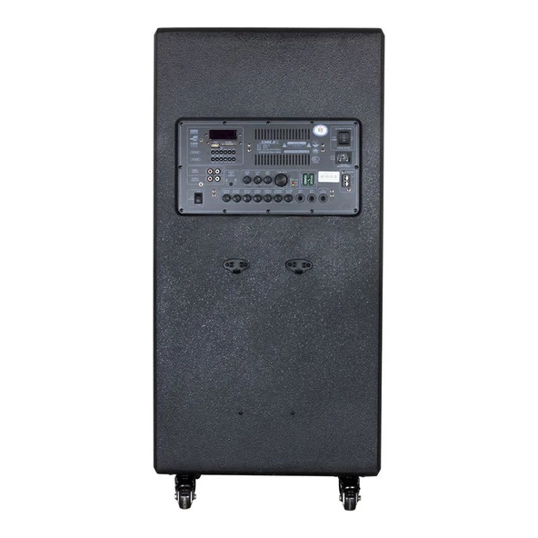 Shile SL-1612B El Mikrofonlu Taşınabilir Şarjlı Seyyar Anfi - Resim 3