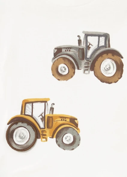 Mayoral Erkek Bebek Traktör Baskılı Sweatshirt - Resim 5