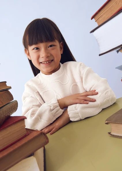 Mayoral Kız Çocuk Kabartlamalı Geniş Paça Eşofman Takım - Resim 4