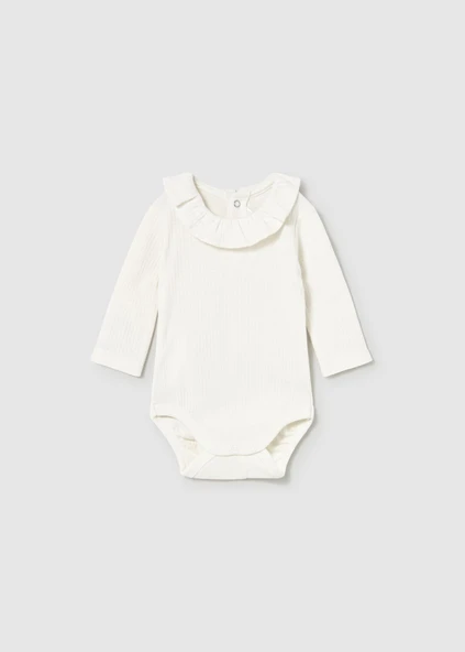 Mayoral Newborn Kız Bebek Gömlek Yakalı Body