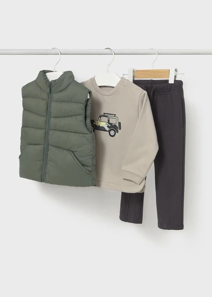 Mayoral Erkek Bebek Yelekli Eşofman Takım - Resim 2