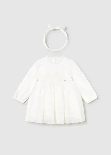 Mayoral Kız Bebek Saç Bantlı Elbise ürün görseli