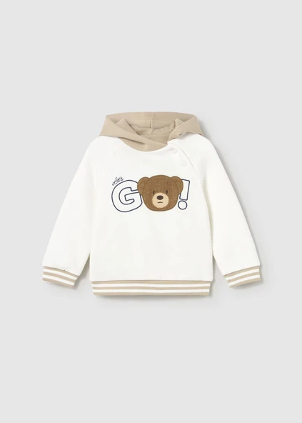Mayoral Erkek Bebek Kapşonlu Sweatshirt - 2