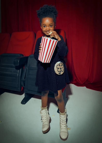 Mayoral Kız Çocuk Baskılı Elbise - Resim 6