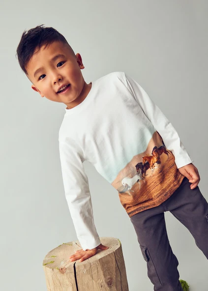 Mayoral Erkek Çocuk Baskılı Sweatshirt ürün görseli