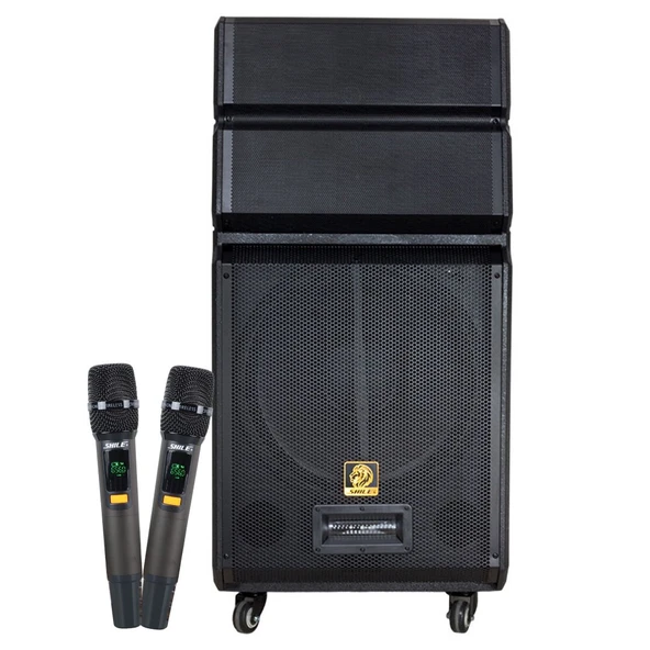 Shile SL-1612B El Mikrofonlu Taşınabilir Şarjlı Seyyar Anfi ürün görseli