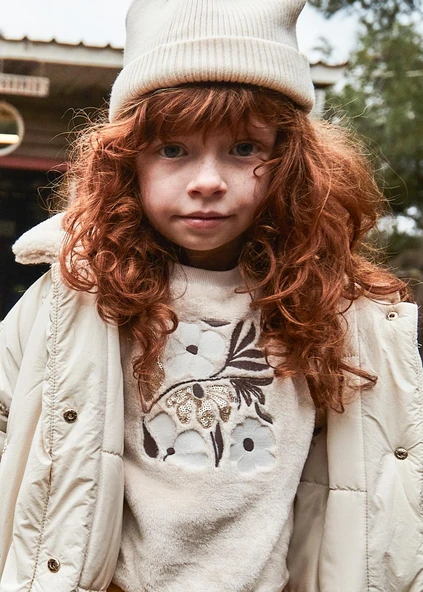 Mayoral Kız Çocuk Peluş Sweatshirt - Resim 6