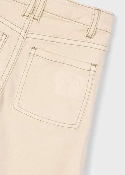 Mayoral Kız Çocuk Geniş Paça Kanvas Pantolon - 3