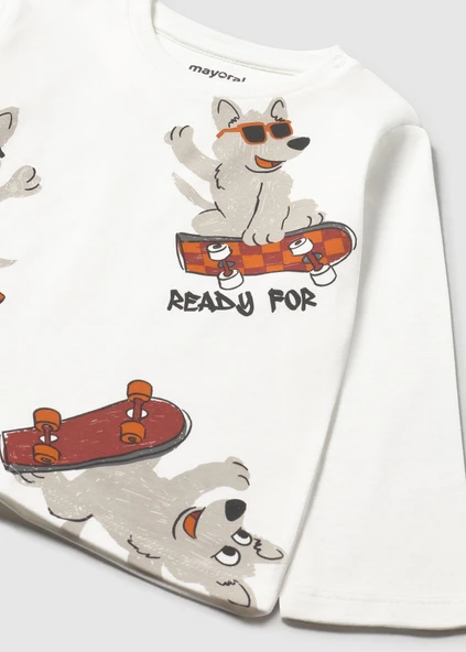 Mayoral Erkek Bebek Baskılı Sweatshirt - 4