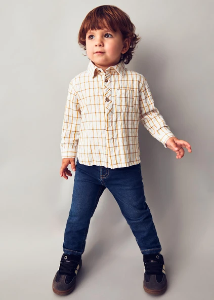 Mayoral Erkek Bebek Yumuşak Kot Pantolon - 5